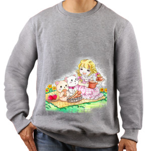 Jaket Sweater Girl and Bear