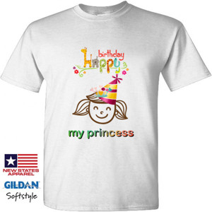 Kaos HBD My princess