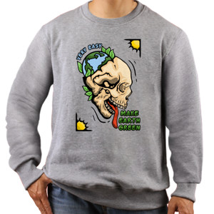 Jaket Sweater MAKE EARTH GREEN