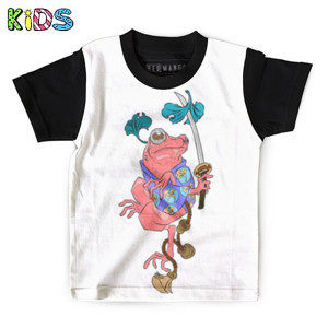 Kaos Anak Full-Print DISTRO Collection G_BLACK FOREVER