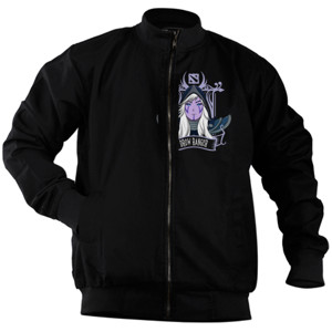 Jaket Bomber Kaos Dota 2 Drow Ranger Tee (Black Tshirt)