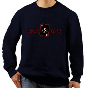 Jaket Sweater BLACKJACK RED OUTLINE