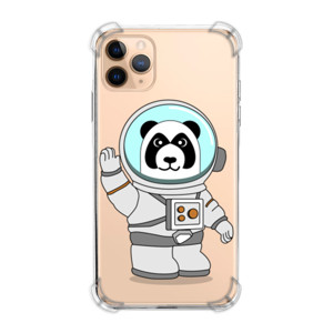 Casing HP panda dengan baju astronot melambaikan tangan
