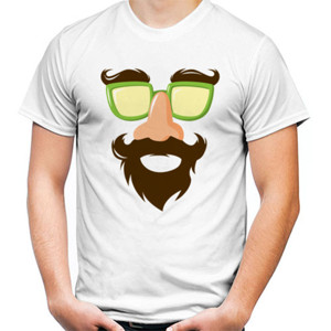 Kaos Distro Men with Mustache With Glass Green