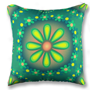 Bantal Green FLower