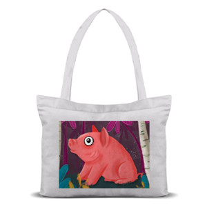 Tas Tote Pigi - pigi Tas Tote Bag Kanvas - Landscape
