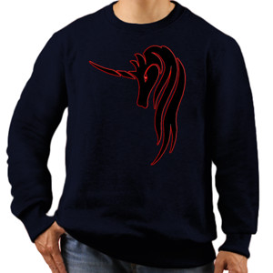 Jaket Sweater Tribal Unicorn