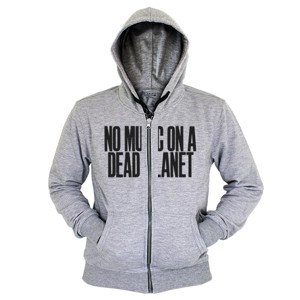 Hoodie Zipper No Music On A Dead Planet