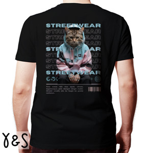 Kaos Cat Streetwear
