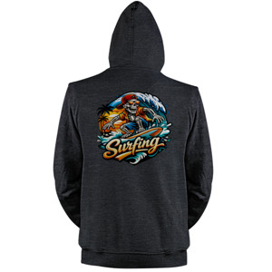 Jaket Hoodie Surfboard Sunset