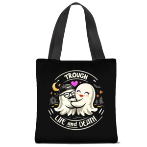 Tas Tote Fullprint Through Life & Death
