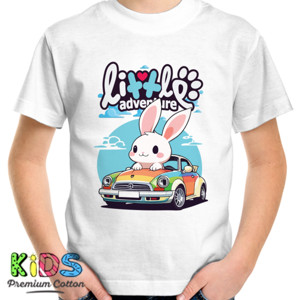 Kaos Anak Little Adventure Kelinci Lucu