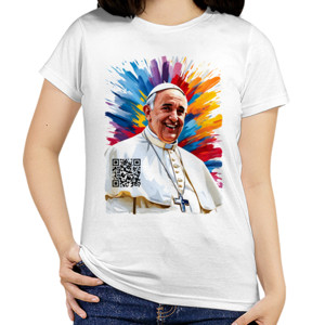 Kaos Wanita POPE FRANCIS 005