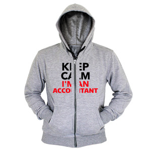 Hoodie Zipper I'M AN ACCOUNTANT