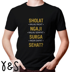 Kaos Islami Murah - Solat Ngaji 