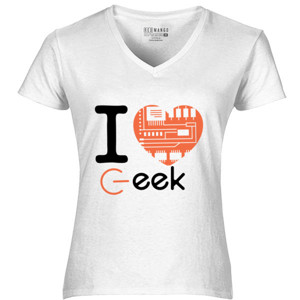 Kaos Kaos I Love Geek (SB7G5)