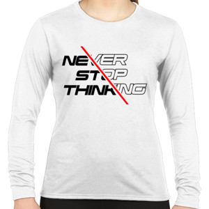 Kaos Kaos NEVER STOP THINKING Keren
