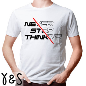Kaos Kaos NEVER STOP THINKING Keren