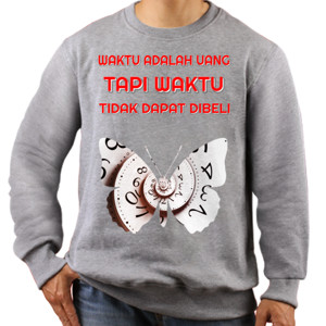Jaket Sweater Waktu adalah uang