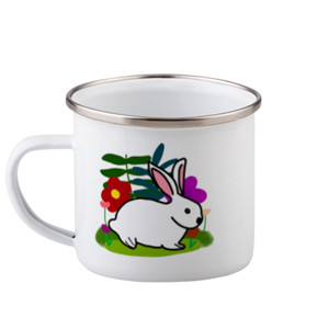 Mug Enamel Cute Rabbit 3