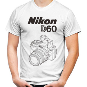 Kaos Kaos Nikon DSLR D60 Sketch (SB7BC)