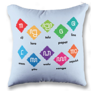 Bantal Bantal Angka Jawa
