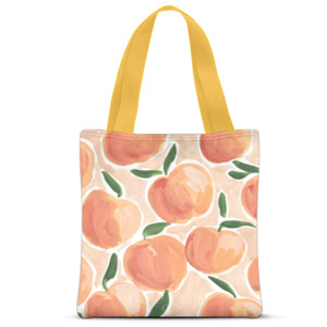 Tas Tote Fullprint Peachy Tote Bag
