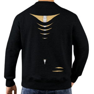 Jaket Sweater Tulang belakang