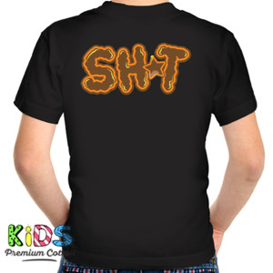 Kaos Funny Emoticon and Typography