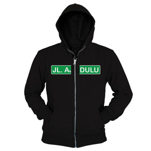 Hoodie Zipper Jalani Aja Dulu