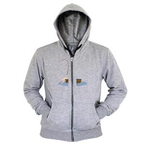 Hoodie Zipper Fishing man