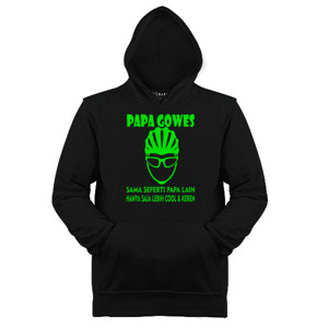 Jaket Hoodie Kaos Sepeda Papa Gowes 