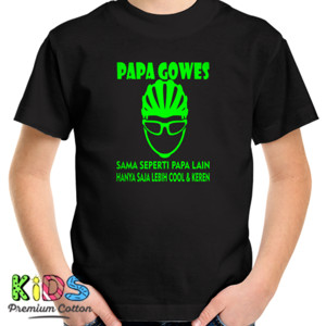 Kaos Kaos Sepeda Papa Gowes 