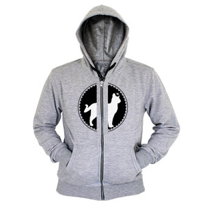 Hoodie Zipper Kucing Raja