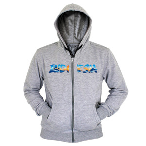 Hoodie Zipper TYPOGRAPHY SUNSET INDONESIA 