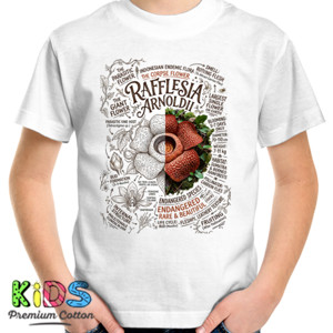 Kaos Kaos Custom Rafflesia Arnoldii Bunga Bangkai Unik
