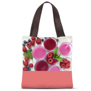 Tas Tote Fullprint Buah - Jus Buah