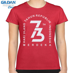 Kaos HUT RI 73 Tahun