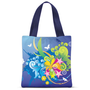 Tas Tote Fullprint BEAUTY COLORFUL FLORAL HD