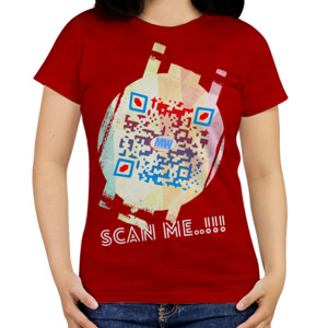 Kaos QR CODE. SCAN ME