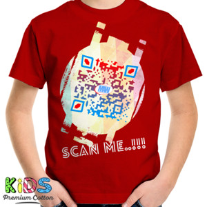 Kaos QR CODE. SCAN ME