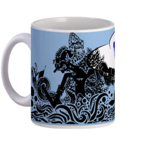Mug wayang kulit