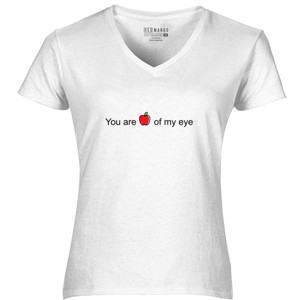 Kaos Kaos Wanita You Are Apple V-Neck by Co_mbro