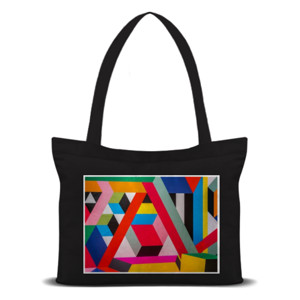 Tas Tote Totebag abstrak full print