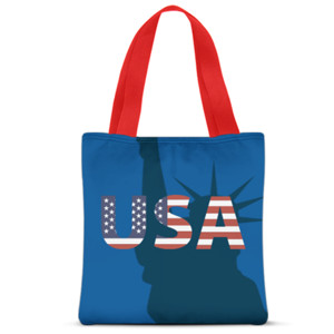 Tas Tote Fullprint Tote Bag USA Full Print