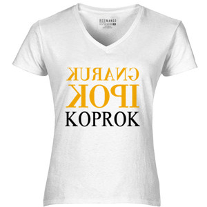 Kaos Baju Murah KURANG KOPI KOPROK - Text Hitam