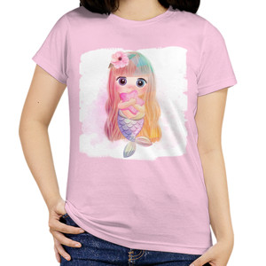 Kaos Kaos putri duyung - kaos keren elegan wanita