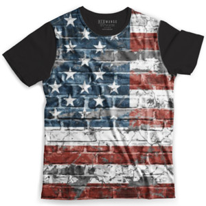 Kaos Fullprint Old American Flag
