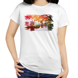 Kaos Musim Gugur di jepang - Kaos Keren Pencinta Alam