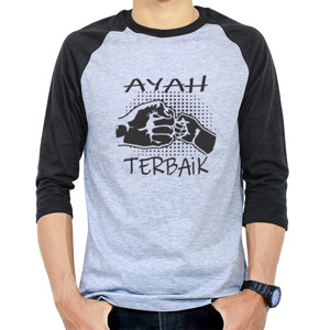 Kaos Raglan ayah hadiah
